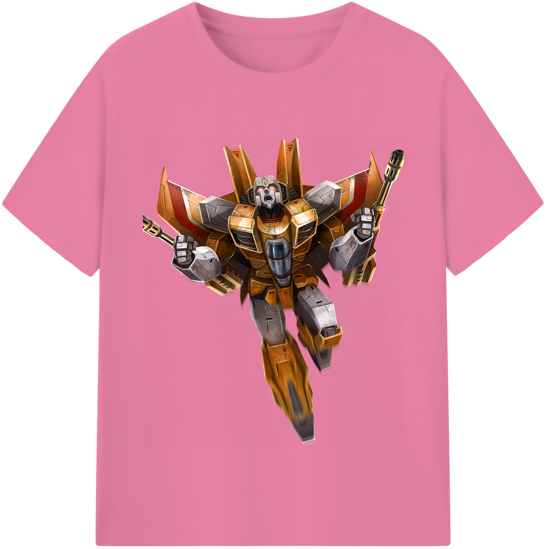 （画像用） Transformers トランスフォーマー 綿100％半袖Tシャツ（フロントプリント）